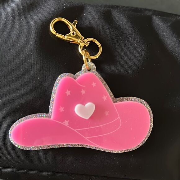 Stoney Clover Lane Nashville Cowboy Hat Exclusive Bag Charm / Keychain - Picture 1 of 4